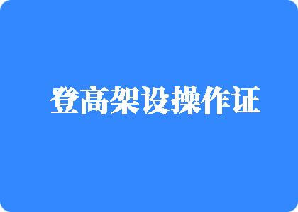 大肉棒插入粉色小穴视频登高架设操作证